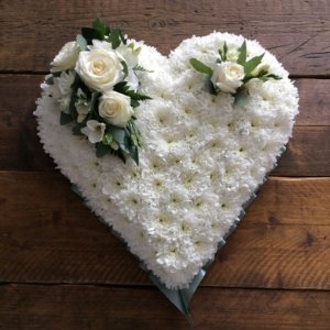 White Based Heart