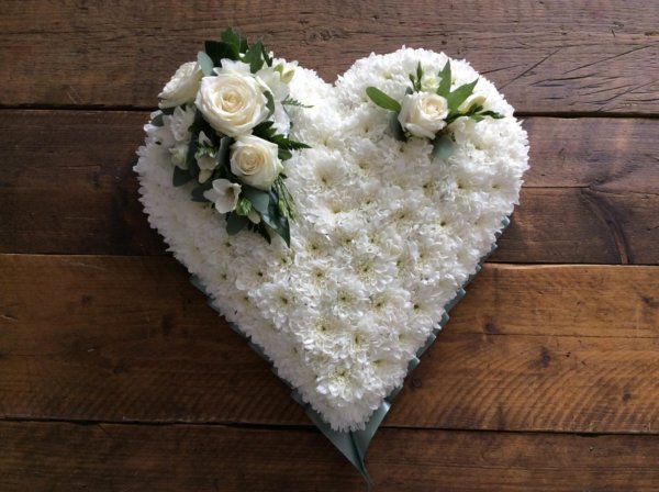White Based Heart