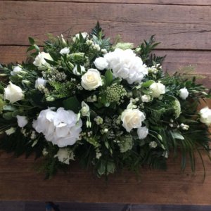 White Hydrangea Double Ended Spray
