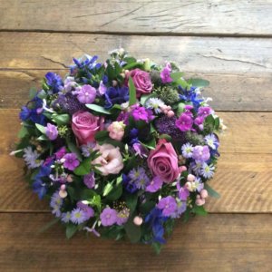 Lilac and Purple Posy Pad