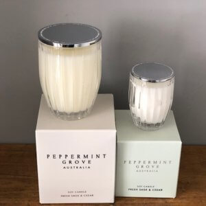Peppermint Grove Fresh Sage and Cedar Candle