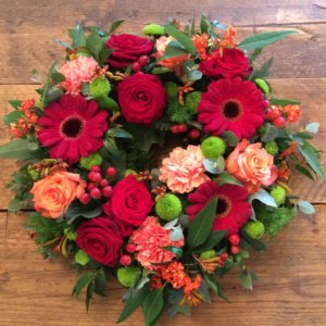 Open Wreath (Reds & Oranges)