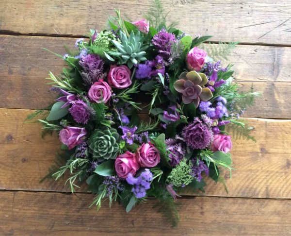 14" Succulent Wreath