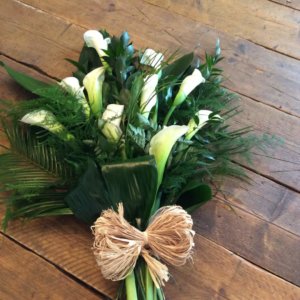 Calla Lily Tied Sheaf