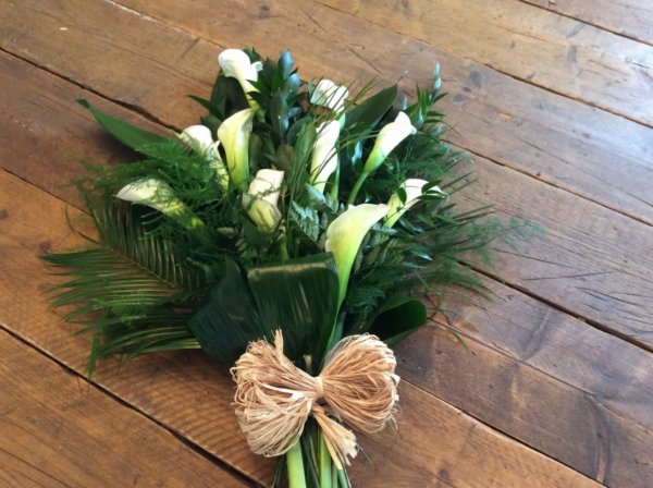 Calla Lily Tied Sheaf