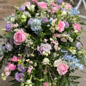 Pastels Coffin Spray
