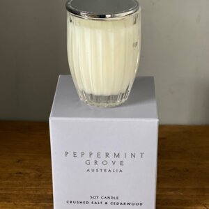 Peppermint Grove Crushed Salt & Cedarwood Candle