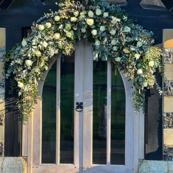 Floral Church Arch-St Albans-St Stephens Church